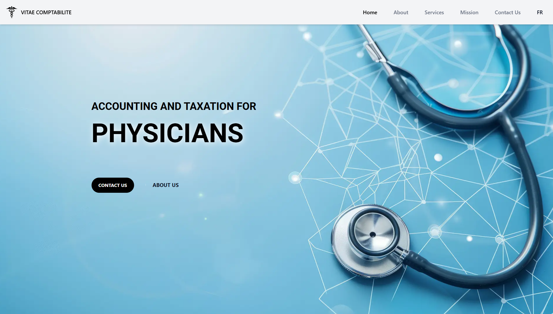Freelance - Vitae Comptabilite's Website